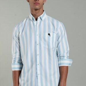 LS 002 || Blue Stripes|| Full Sleeve Shirt