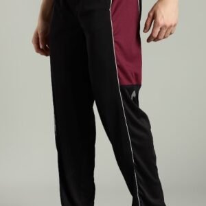 TP003||BLACK MAROON || Track Pant-CS
