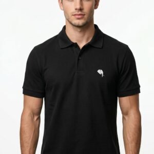 PR48||BLACK|| 100% Cotton T-Shirt