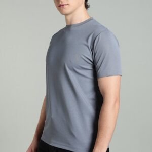 RHSO2|| GREY|| Round Neck Half -CS