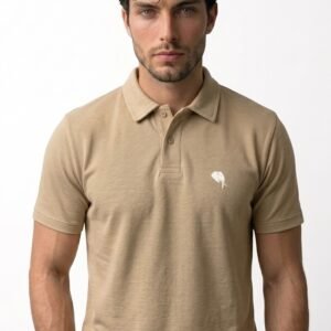 PR3 SS 008 C||BISCUIT|| 100% Cotton T-Shirt