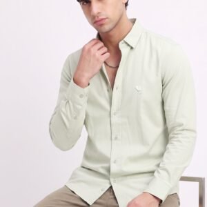 LS005|| SOLID CARMEL|| Full Sleeve Shirt