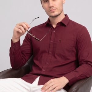 LS005|| WINE|| Full Sleeve Shirt