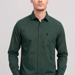 LS005|| OLIVE|| Full Sleeve Shirt